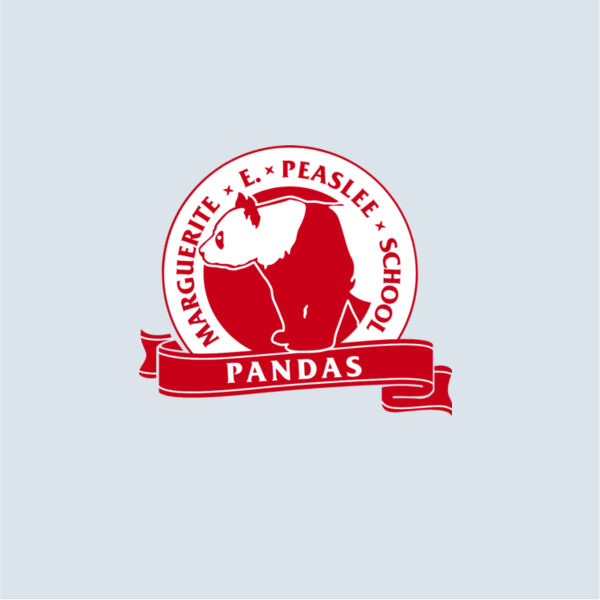 Peaslee School Logo - Car/Travel Mug Sticker Thumbnail