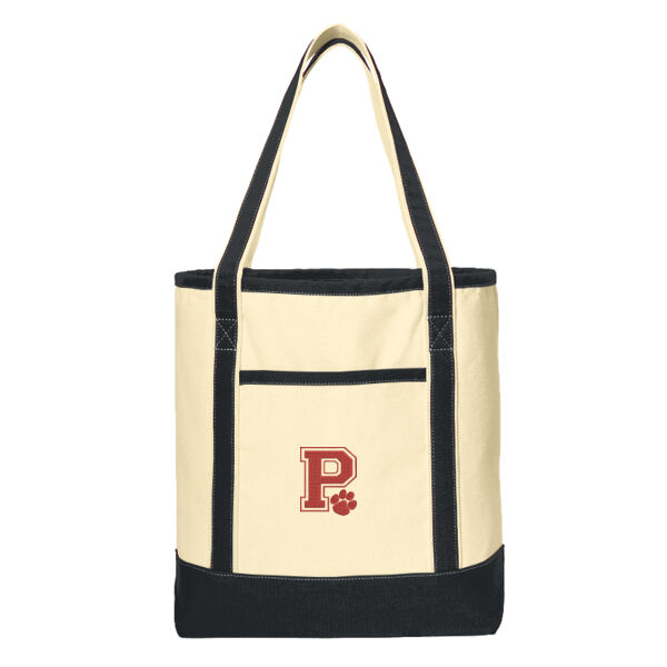 Peaslee - Large Cotton Canvas Boat Tote Thumbnail