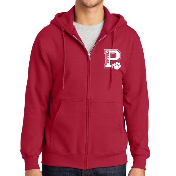 Peaslee - Essential Fleece Full Zip Hooded Sweatshirt Thumbnail